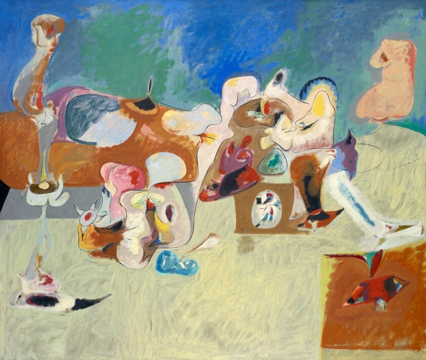 The Plough and the Song by Arshile Gorky, 1946